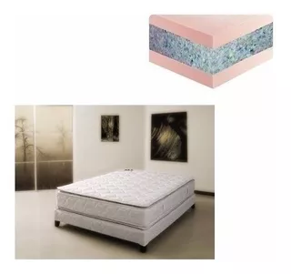 Colchon En Cassata Doble Pillow King Size 2x2 + Obsequio