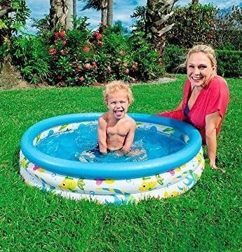 Imagen 4 de 5 de Pileta Infantil Bestway 102cm 3 Aros 51008 Planeta Juguete