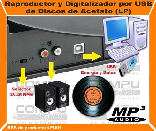 Imagen 2 de 6 de Convertidor Acetatos Viejos A Usb Ref: Lpu01 Computoys Sas