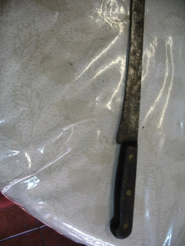 Antigua Cuchilla Cuchillo Sandwichs Pan Campo Kababs Queso (Usado)