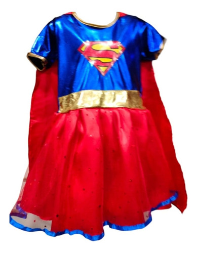 Disfraz Super Niña Disfraz Superhéroe Para Niñas Con Capa