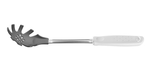Imagen 1 de 3 de Cucharon Cuchara Tramontina Para Servir Utilita Blanco Nylon