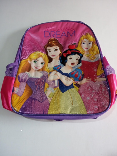 Mochila Niña Escolar Princesas/ Niñas/ Colegio/ Original!!