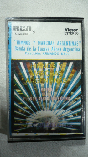 Casete Himnos Y Marchas Argentinas Bda. Fza. Aerea Arg.