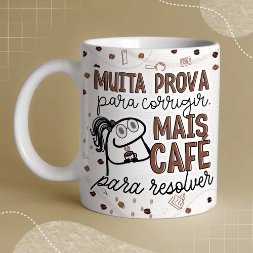 Caneca Flork Meme Bentô Divertida - Com Café & Sem Café