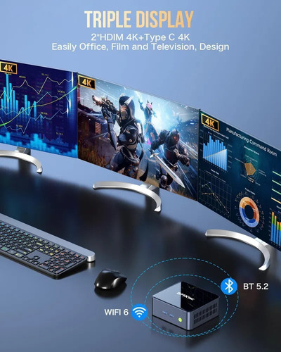 Mini Pc Intel 11th I7-11390h 32 Gb Ddr4 Ram 1 Tb Ssd Win11