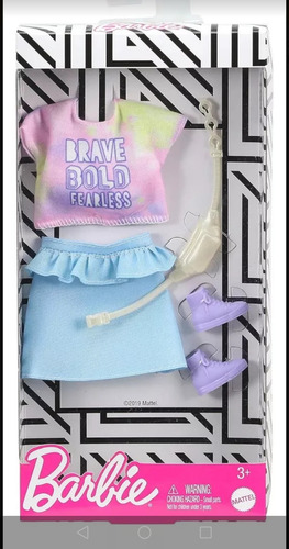 Ropa Para Barbie, Playera, Falda, Cangurera, Tenis (Usado)