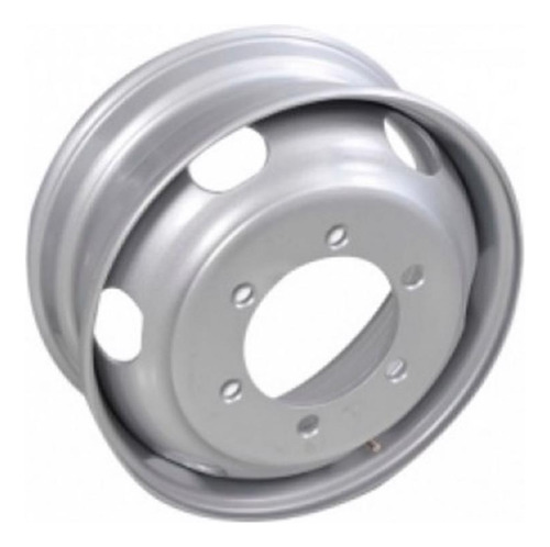 Roda 6 Furos Aro 17.5 Pneu 215/75r Sem Câmara Ford Cargo