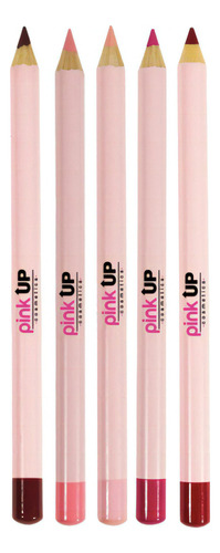 Pink Up Lip Liner Alta Pigmentación Hidrata Máxima Fijación Color Chocolate