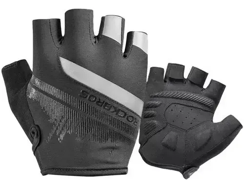 Rockbros® Guantes de Ciclismo con Reflectantes y SBR Anti-Shock MTB