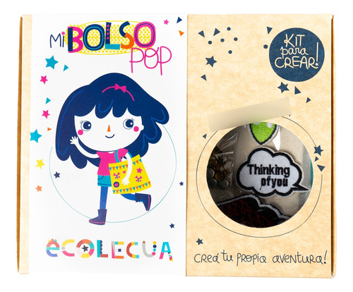 Kit Para Crear Mi Bolso Pop. Arte Infantil. Manualidades