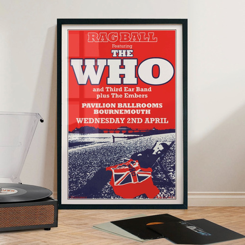 Cuadro 60x40 Rock - The Who - Poster Concert
