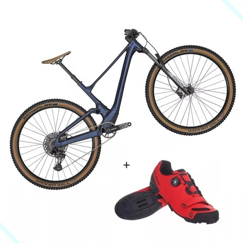 Bicicleta Aro 29 Mtb Scott Spark 970 Full 12v Sram Cor Azul Tamanho do quadro S