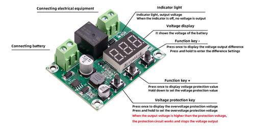 Batería De Protección De Batería De Alto Voltaje Y Bajo Volt