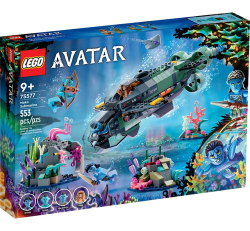 Lego Avatar 75577 O Submarino De Mako