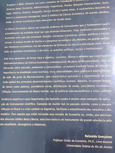 Livro Introdução À Economia (paul Krugman - Robin Wells) (Usado)