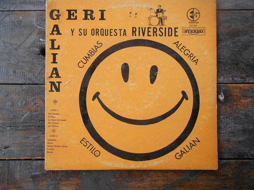 Geri Galian Y Su Orq. Riverside Cumbia Lp Vinilo Usa Ex