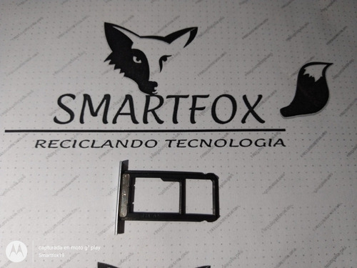 Porta Sim/sd Card Zte V Ultra Z982 Original Plata (Usado)