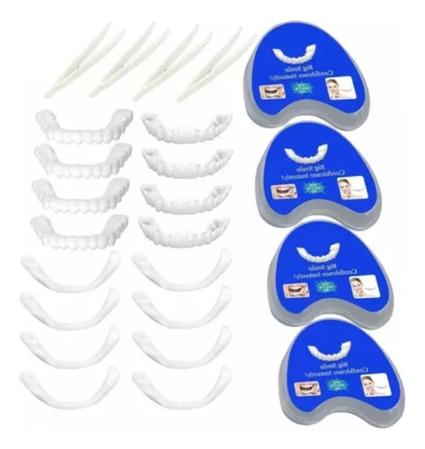4box Carillas Dentales Ajustables Y Dentaduras Postizas