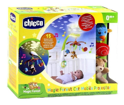 Brinquedo Infantil Projetor Mobile Floresta Magica Chicco