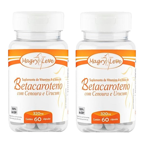 Betacaroteno - 2x 60 Cápsulas - Apisnutri