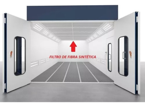 Filtro Manta Branco Para Retenção De Po G4 1500 X 20000 Mm