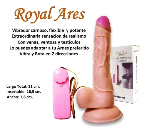 Vibrador Consolador Con Ventosa Y Estimulador De Clitoris