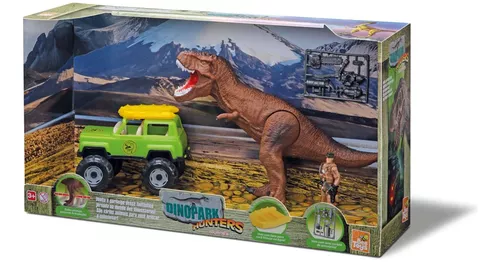 Brinquedo Dinossauro Dinopark Hunters T-Rex - Bee Toys - SETOR STORE