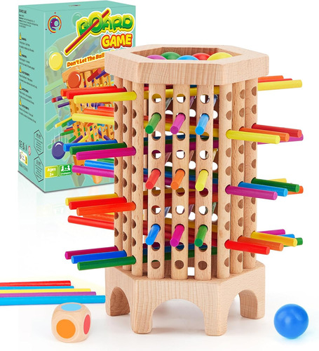 Montessori - Juego De Mesa De Madera Para Niños De 4-6-8-12,