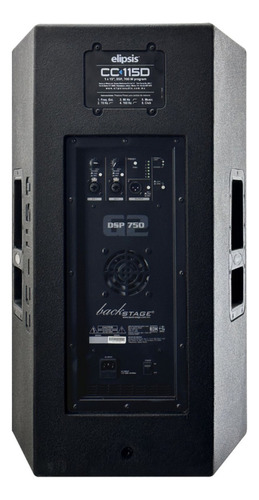 Bafle Activo ElipsisCc-115d Bocina 15 Pulgadas 1000 Watts Color Negro