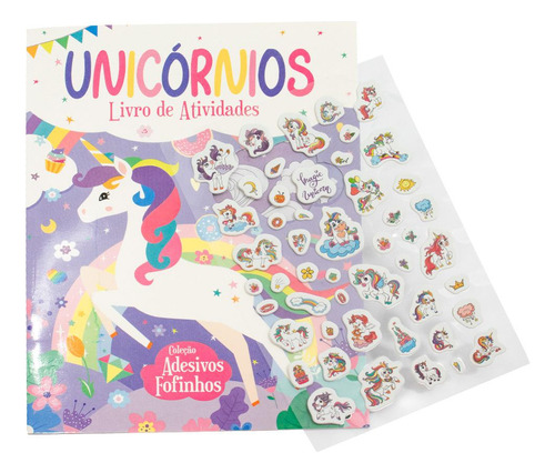 Adesivos Fofinhos: Unicórnios, De Brijbasi. Editora Todolivro, Capa Mole Em Português