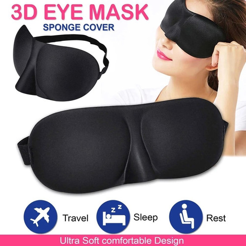 Antifaz Mascara 3d Para Dormir Viajar Relajarse Relax Sueño