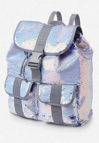 Justice Backpack Mochila De Lentejuelas Sequin Rucksack