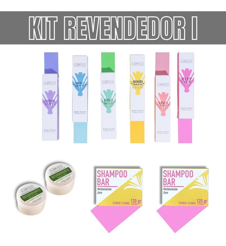 Kit I Revendedor 12 U. Splash Shampoo Solido Desodorante 