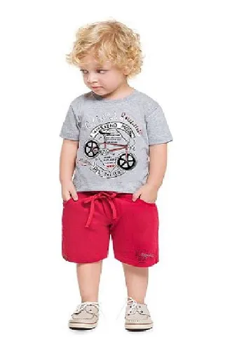 Conjunto Infantil Marca Cata Vento Bike 1 Ano