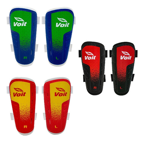 Espinilleras Fútbol Performance Multicolor Rojo, Azul, Negro Unitalla Multicolor