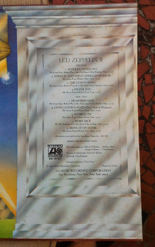 Led Zeppelin Ii Vinil Americano. Clássico Rock. Lp Desejado. (Usado)
