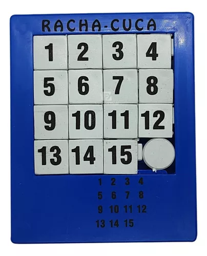 Racha cuca 2 peças letras e numeral