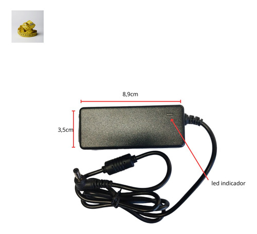 Fonte 19v 2.1a 40w Compativel Notebook Itautec A7420 A7520