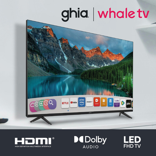 Smart Tv Ghia 43 Whale Tv Led Con Fullhd Wifi Usb Hdmi 60hz