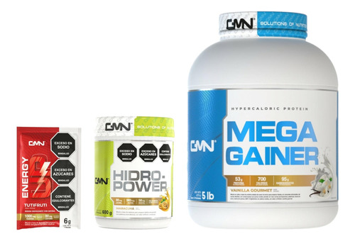 Proteina Super Mega Gainer + Hidro-pow - L a $13999