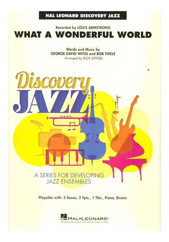What A Wonderful World: Hal Leonard Discovery Jazz (score &