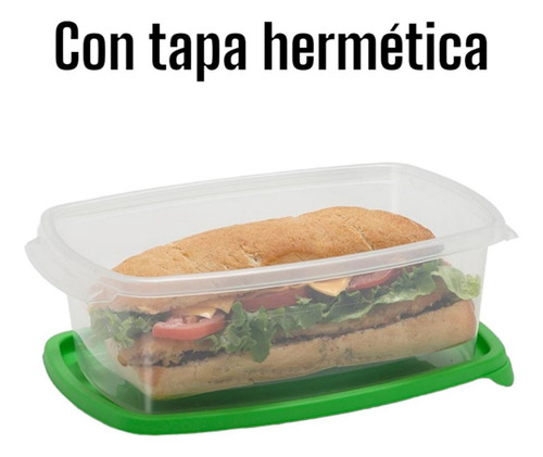 Topper Hermético 2 Litros Recipiente Refripractic Contenedor