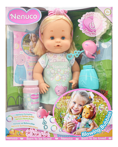 Muñeca Bebé Nenuco Burbujas