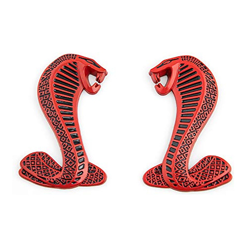 2pc 3d Serpiente Cobra Emblema Emblema Guardabarros Gua...