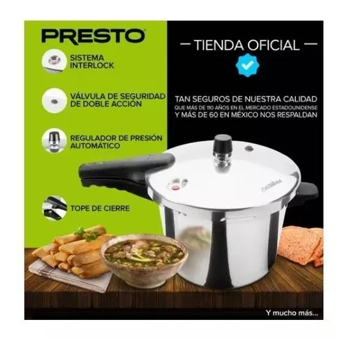 Olla Express® Presto de 6 litros Hecha de Aluminio