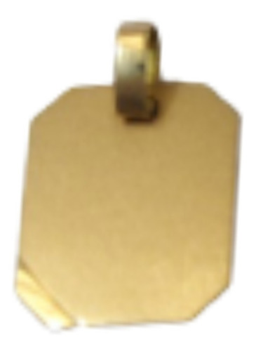 Imagen 6 de 10 de Dije Chapita Oro 18 Ktes 1 Gr. Con Grabado Oferta Garantia