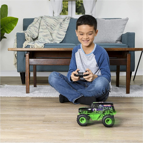 Imagen 5 de 9 de Spin Master Monster Jam Freestyle Force - 1:24 - Verde oscuro - Grave Digger