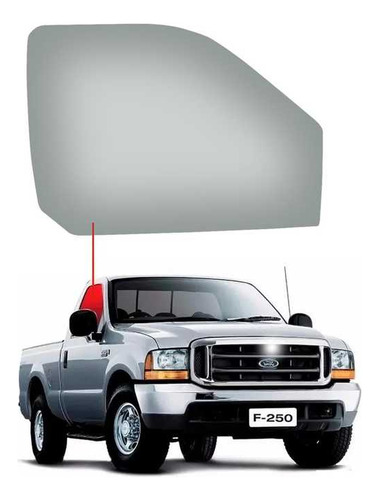 Vidro De Porta Dianteiro Direito Para Ford F-250 4p 98/12