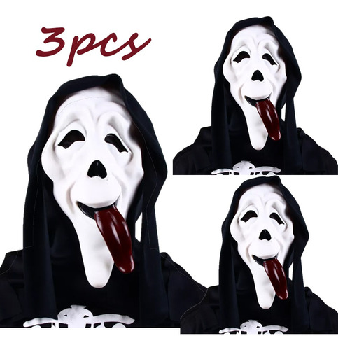 Máscara Para Cosplay Y Terror, Halloween, Ghostface Killer S